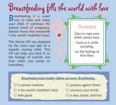 mermama cd breastfeeding fills the world with love